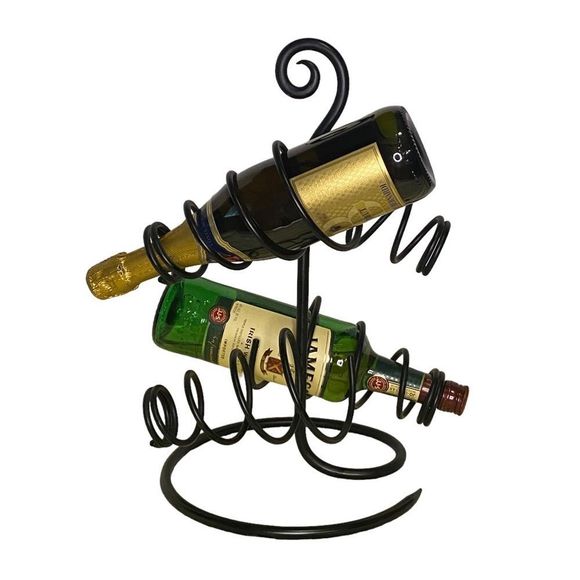 Vintage Iron Wine Bottle Holder